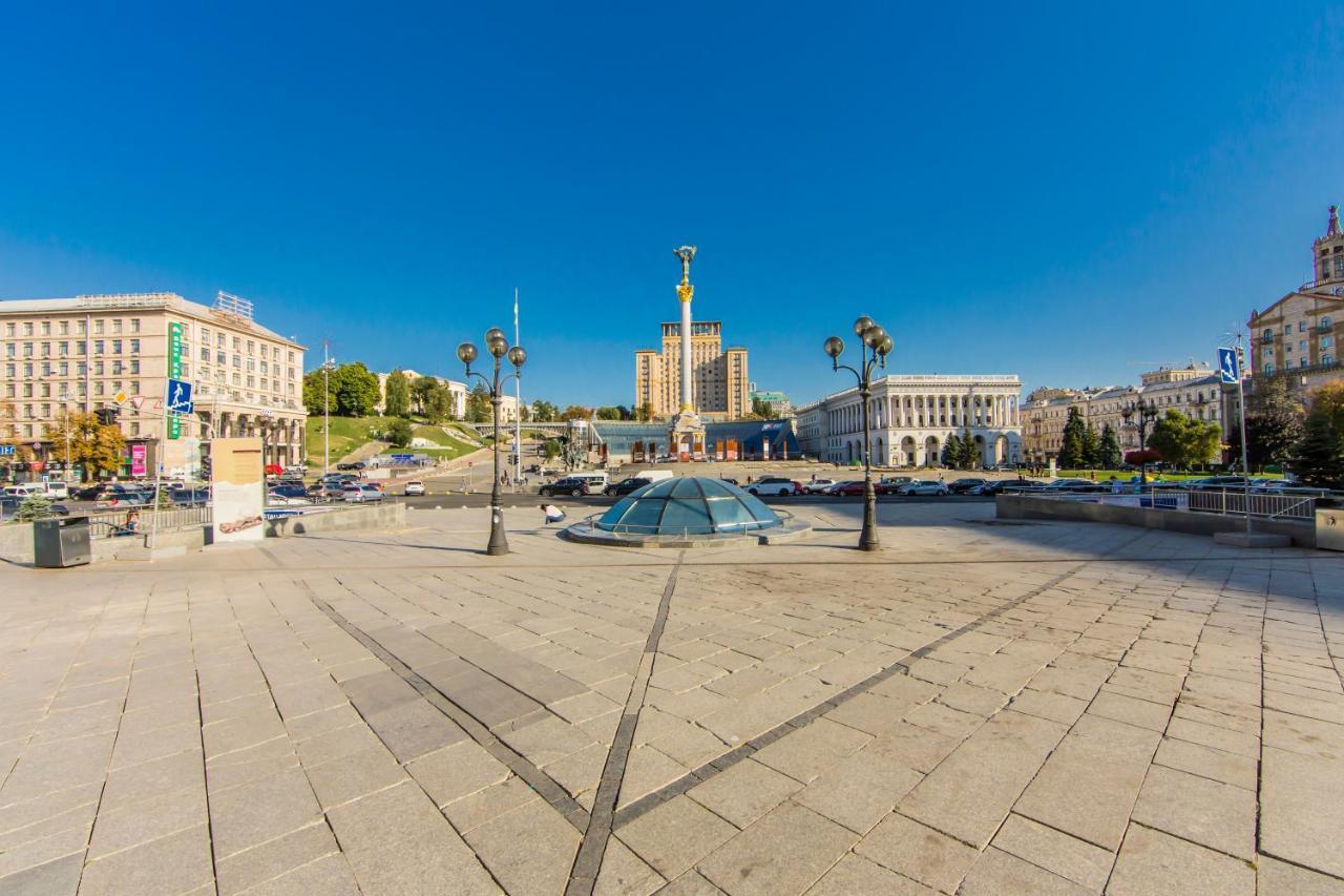 Однокімнатні Апартаменти На Майдані, Дистанційне Заселення 24Х7 Kiev Ngoại thất bức ảnh